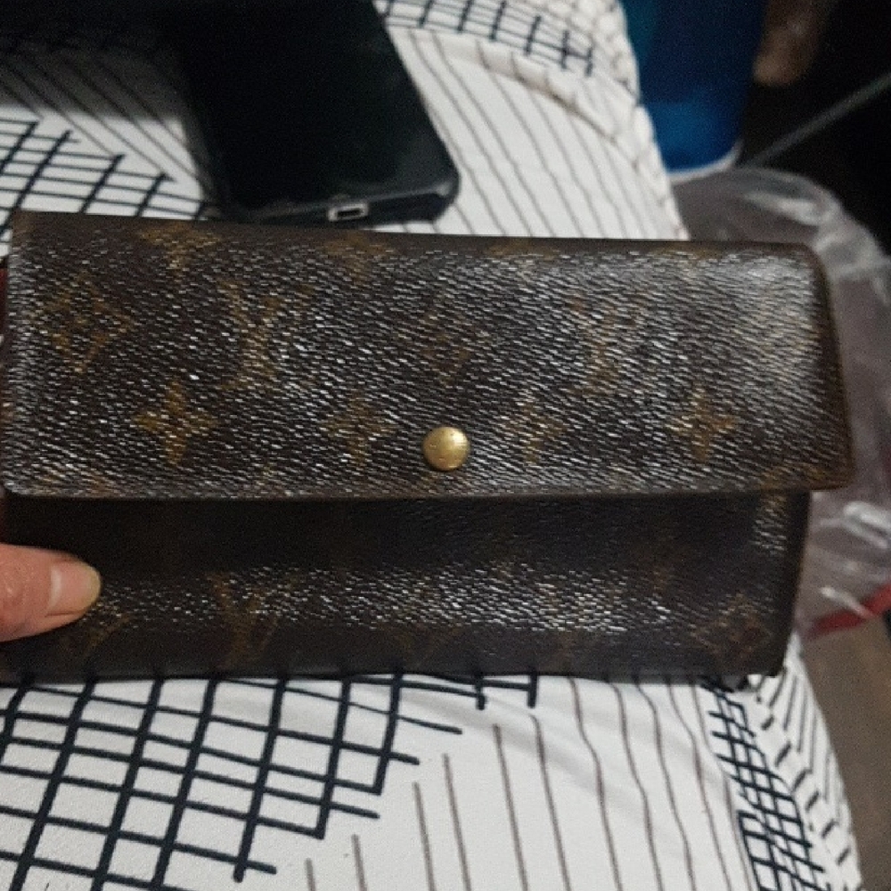 Louis Vuitton Brown Monogram  Long Wallet